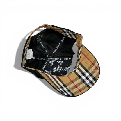 🖤✨Burberry Black Minimal Logo Baseball Cap 🧢🔥