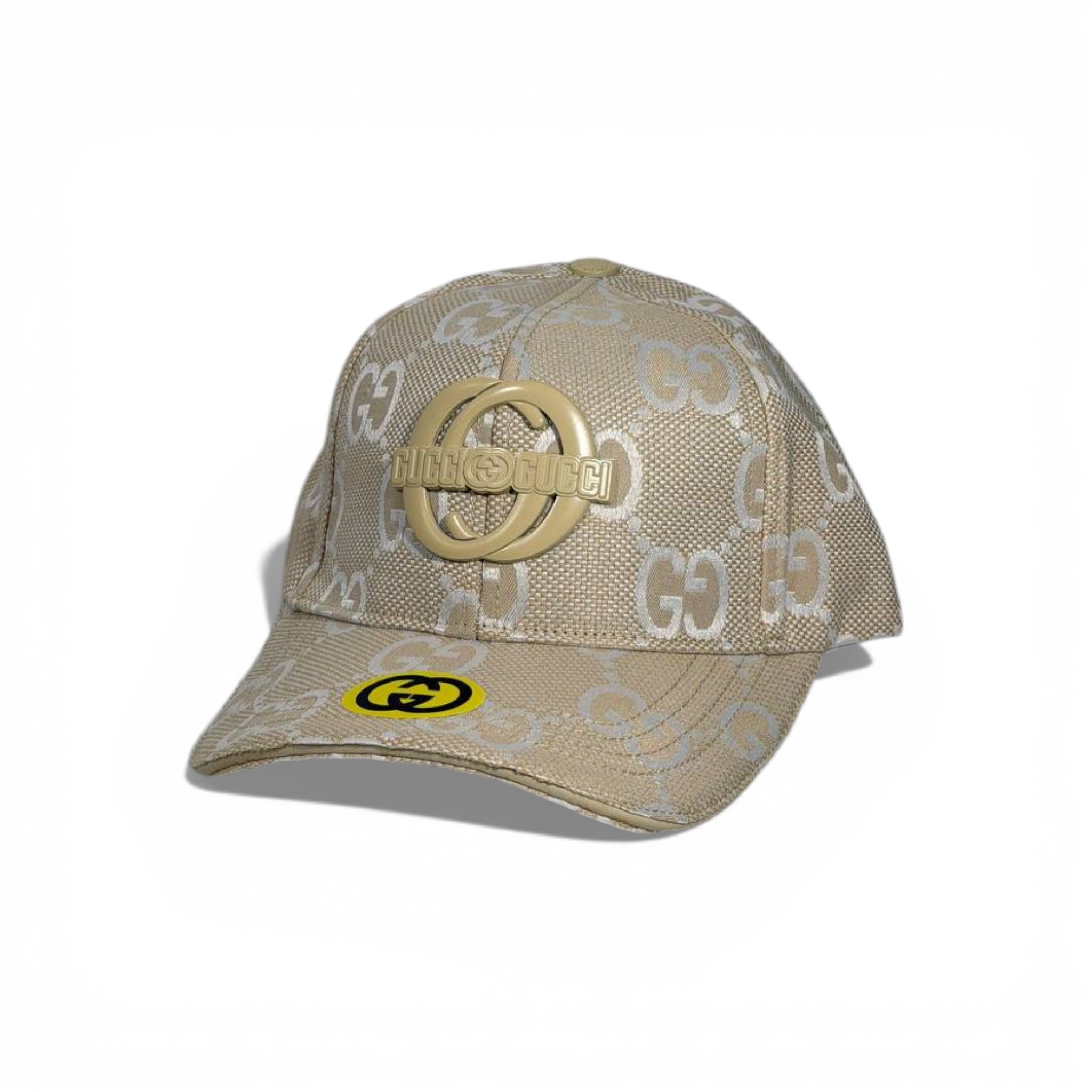 🤎✨ Gucci Beige GG Monogram Baseball Cap 🧢🔥