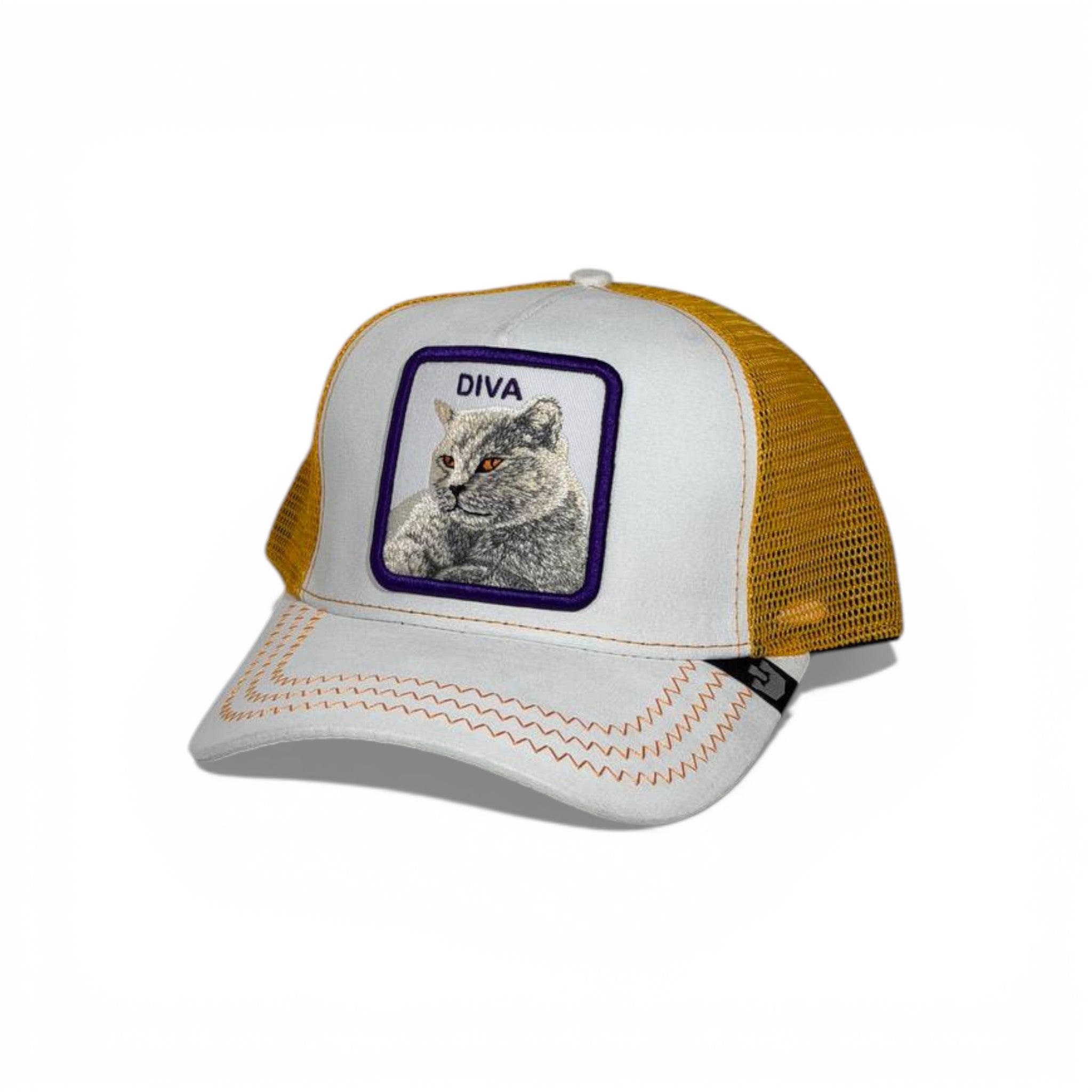 🐱💅 Goorin Bros Diva Cat Trucker Cap 🧢✨