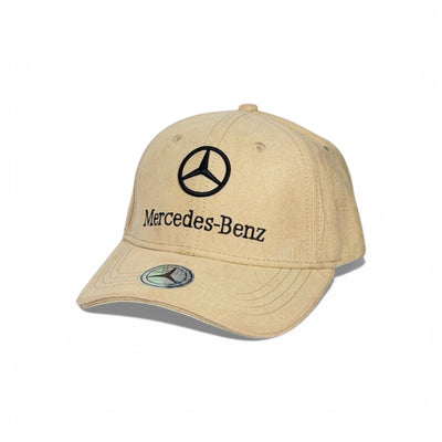 ⭐ Mercedes-Benz Classic Beige Logo Baseball Cap 🧢🤍