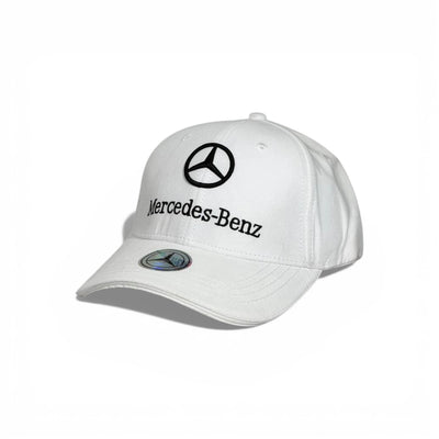⭐ Mercedes-Benz Classic White Logo Baseball Cap 🧢🤍