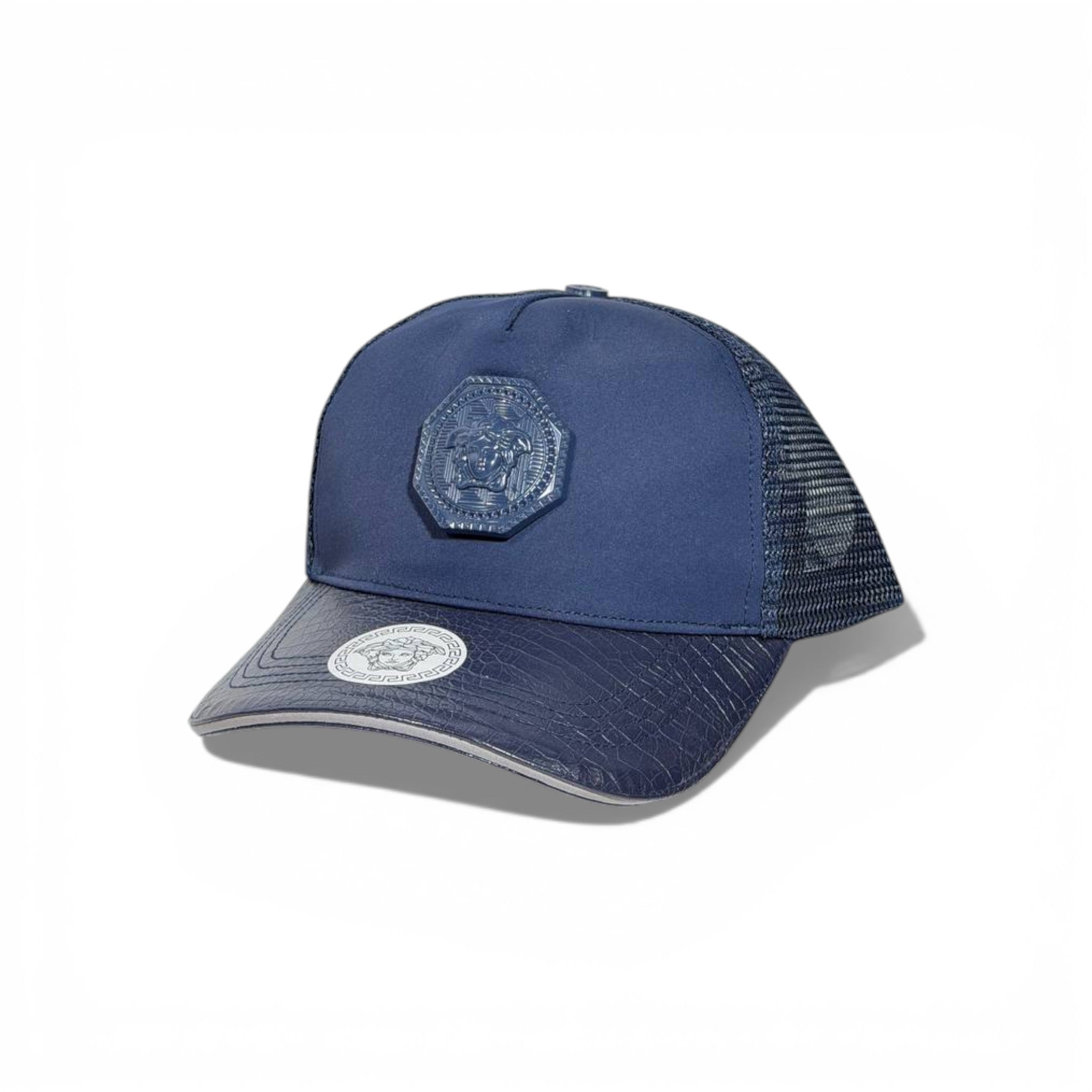 💙 Versace Navy Medusa Trucker Baseball Cap 🐍✨