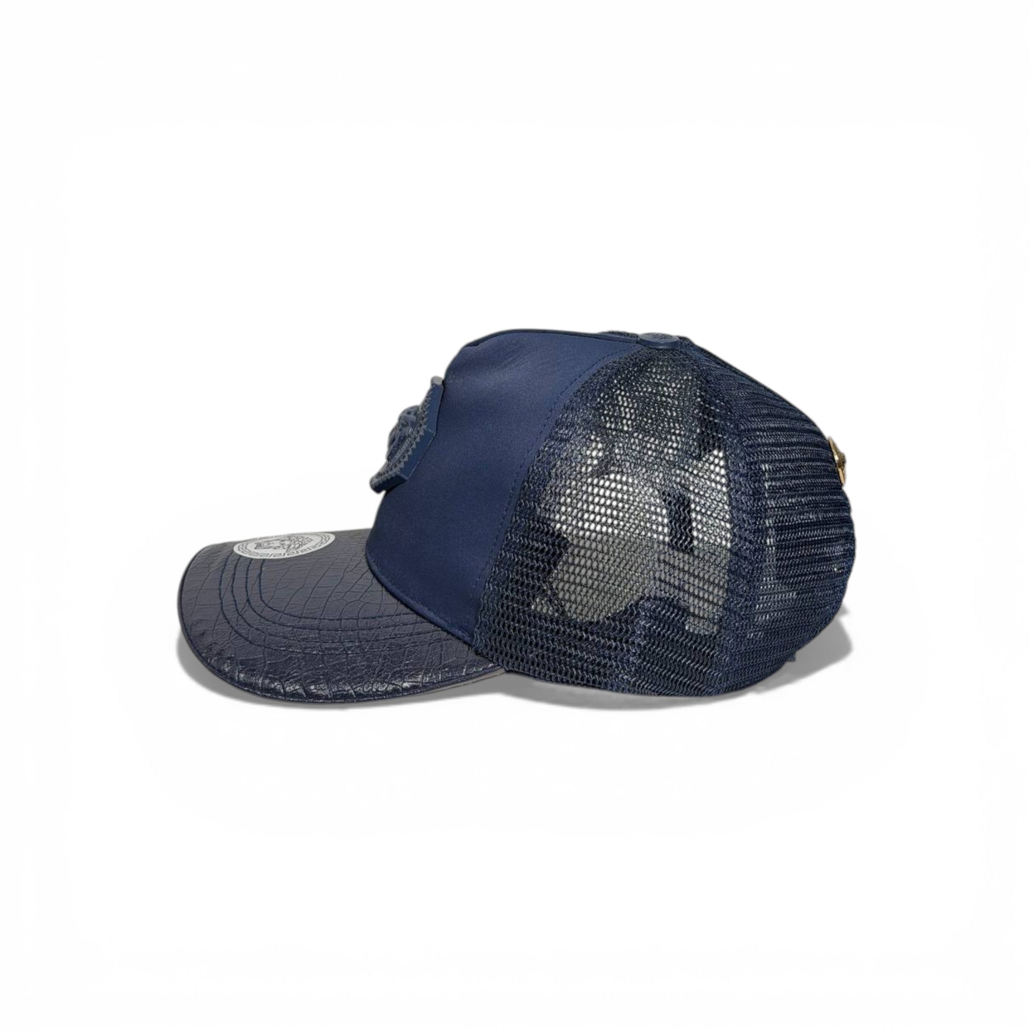 💙 Versace Navy Medusa Trucker Baseball Cap 🐍✨