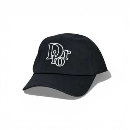 🖤 Dior Black Cap with Embroidered Logo 🧢✨