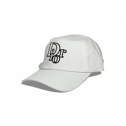 🤍 Dior White Cap with Embroidered Logo 🧢✨