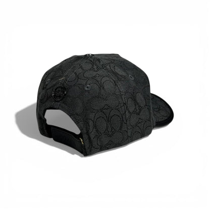 🖤 Coach Black Signature Cap with Iconic C Logo 🧢✨