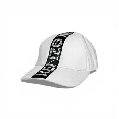 🤍 KENZO Paris White Signature Strap Cap 🧢✨