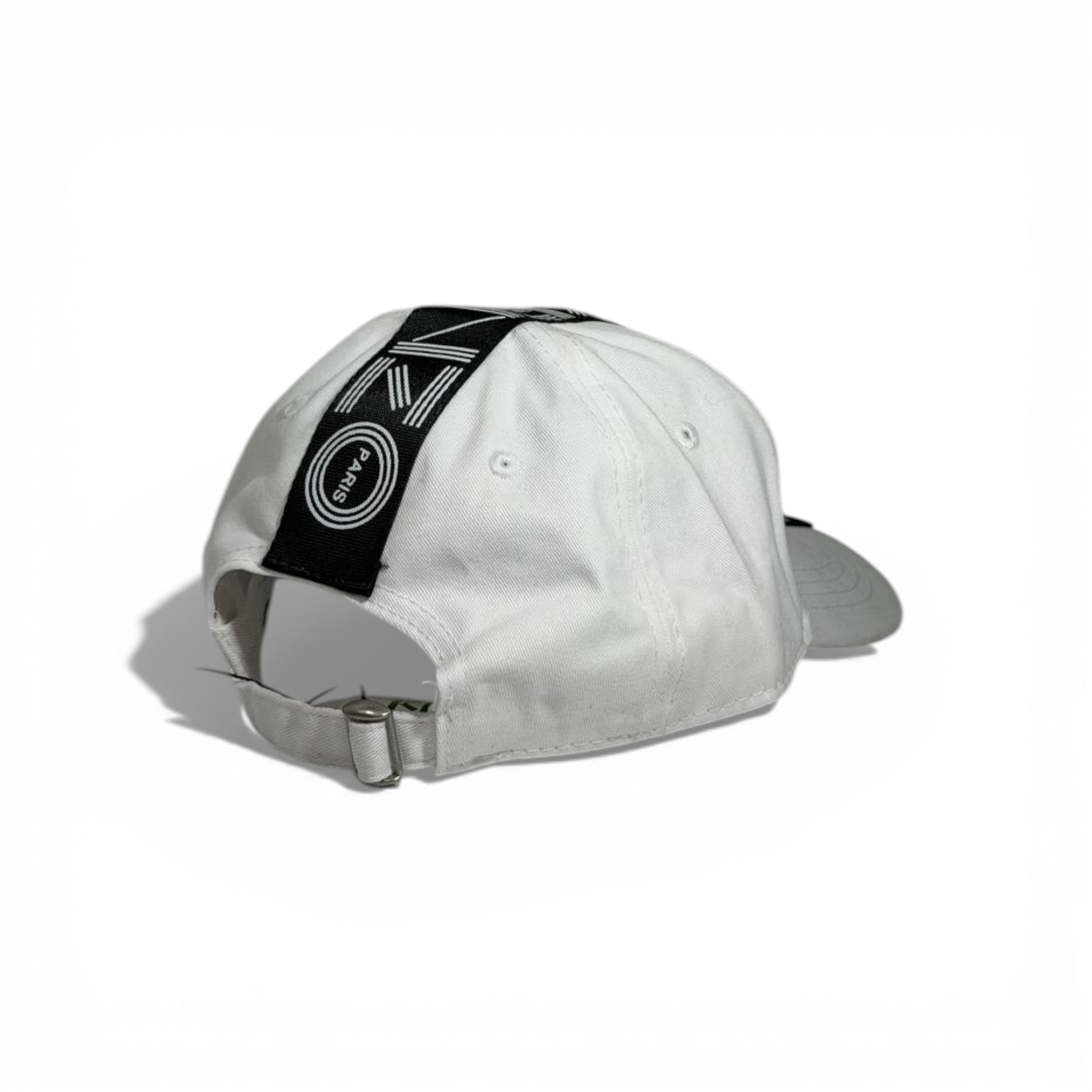 🤍 KENZO Paris White Signature Strap Cap 🧢✨
