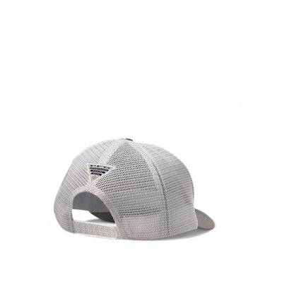 🧢 Columbia PFG Trucker Cap – Grey & White | Outdoor Classic 🌲