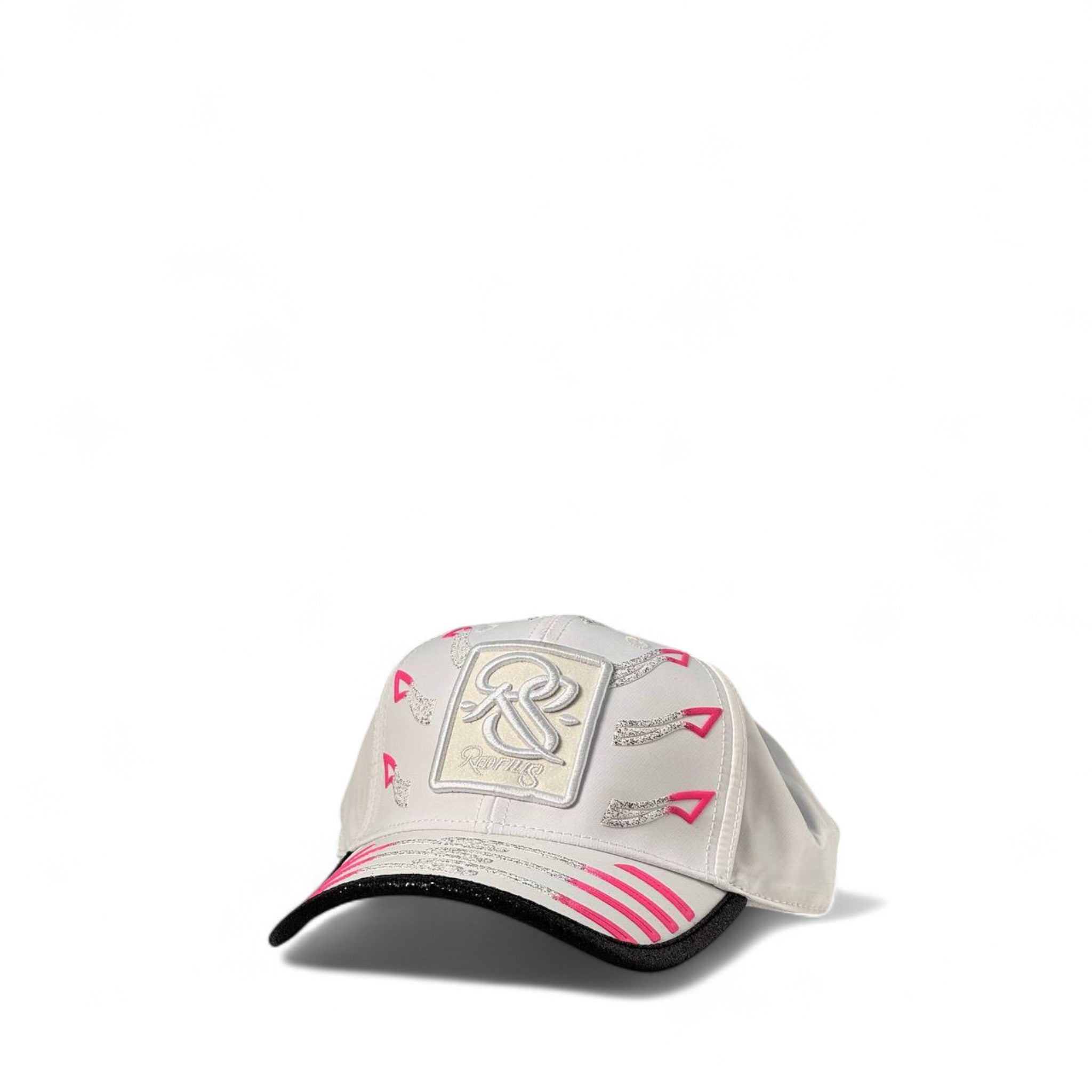 💗 Redfills Signature Cap – White & Pink Edition with 3D Logo 🧢✨