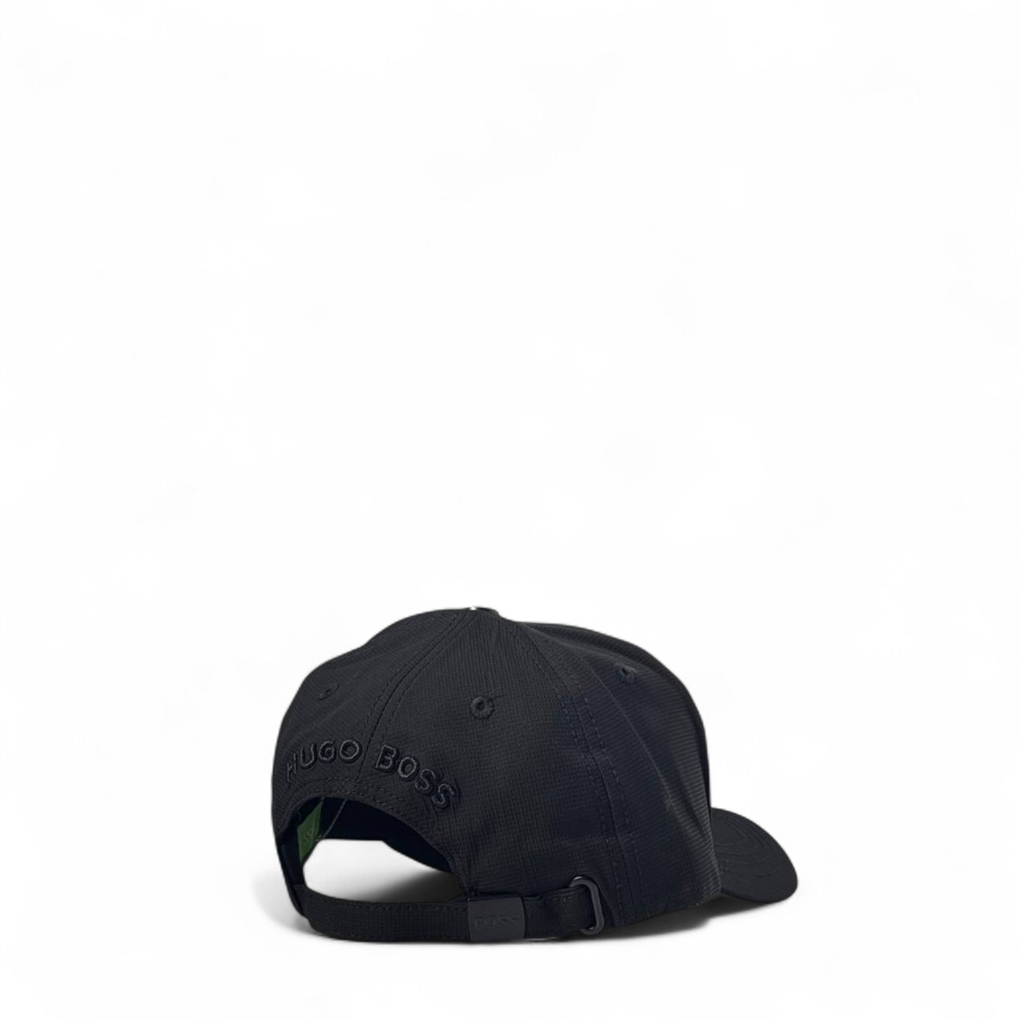 🖤 BOSS Triple Logo Cap – Black Edition with Gold, White & Chrome Stripes 🧢