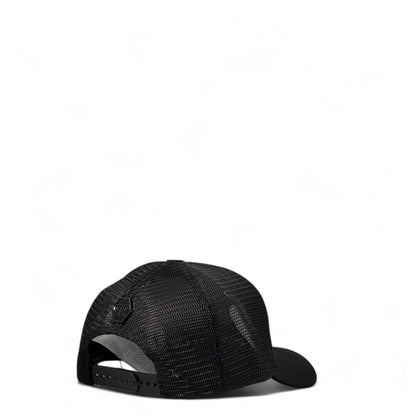 💀 Philipp Plein Skull Cap – All Black Trucker with Chrome Skull Emblem 🧢