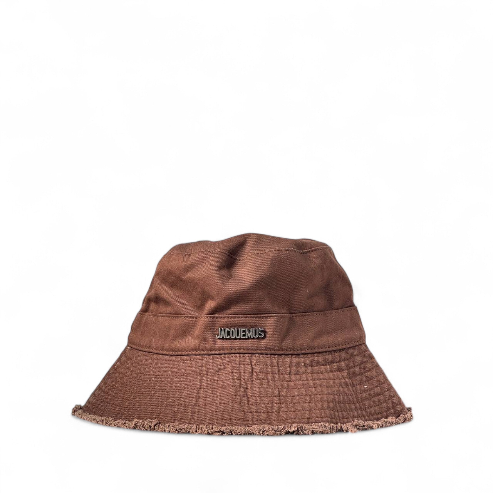 🍫 Jacquemus Brown Quilted Bucket Hat – Earthy Luxe Vibes 🌿