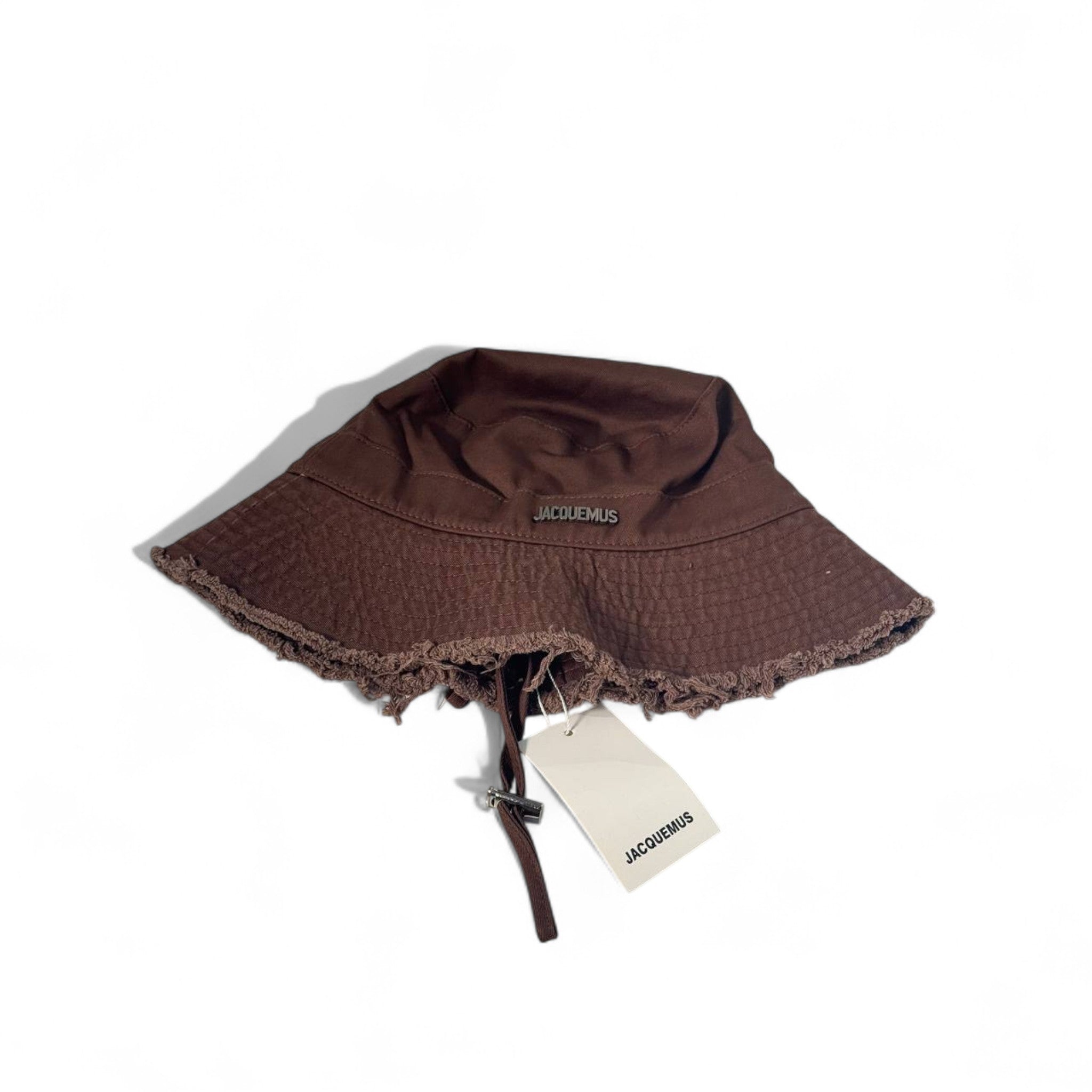 🍫 Jacquemus Brown Quilted Bucket Hat – Earthy Luxe Vibes 🌿