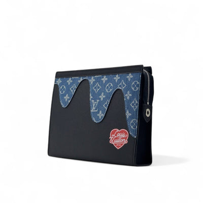 Louis Vuitton Denim Drip Clutch – Paris Edition