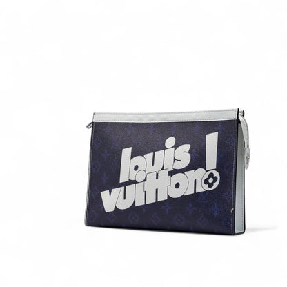 💥 Louis Vuitton Monogram Graffiti Pouch – Street Meets Chic 🖤