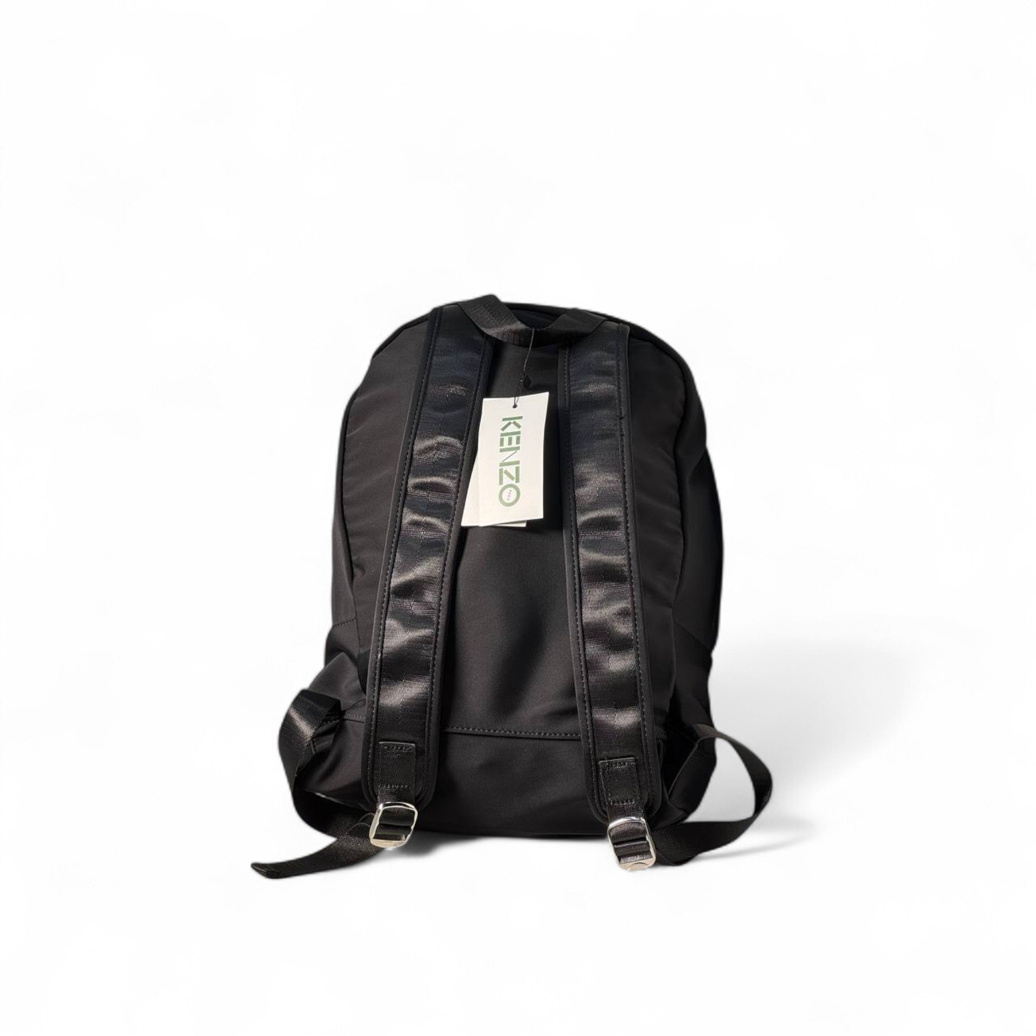 Kenzo Paris Tiger Backpack – Black with Fiery Orange Embroidery 🐯🔥🖤