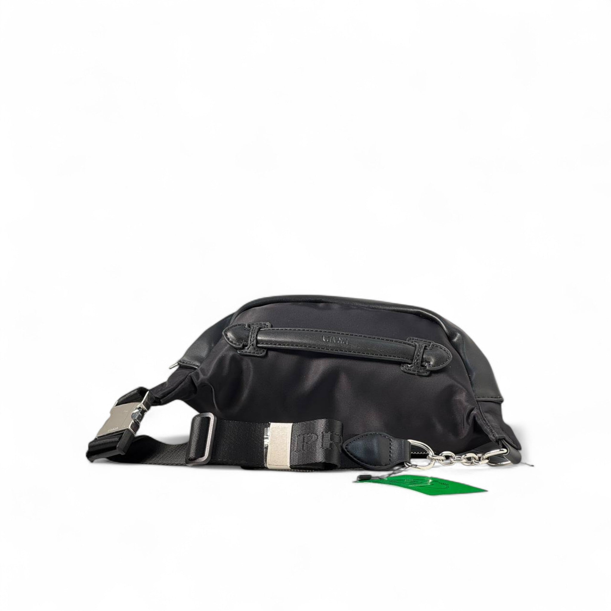 🖤 Prada Black Nylon Belt Bag – Iconic Triangle Logo Edition 🎒💎