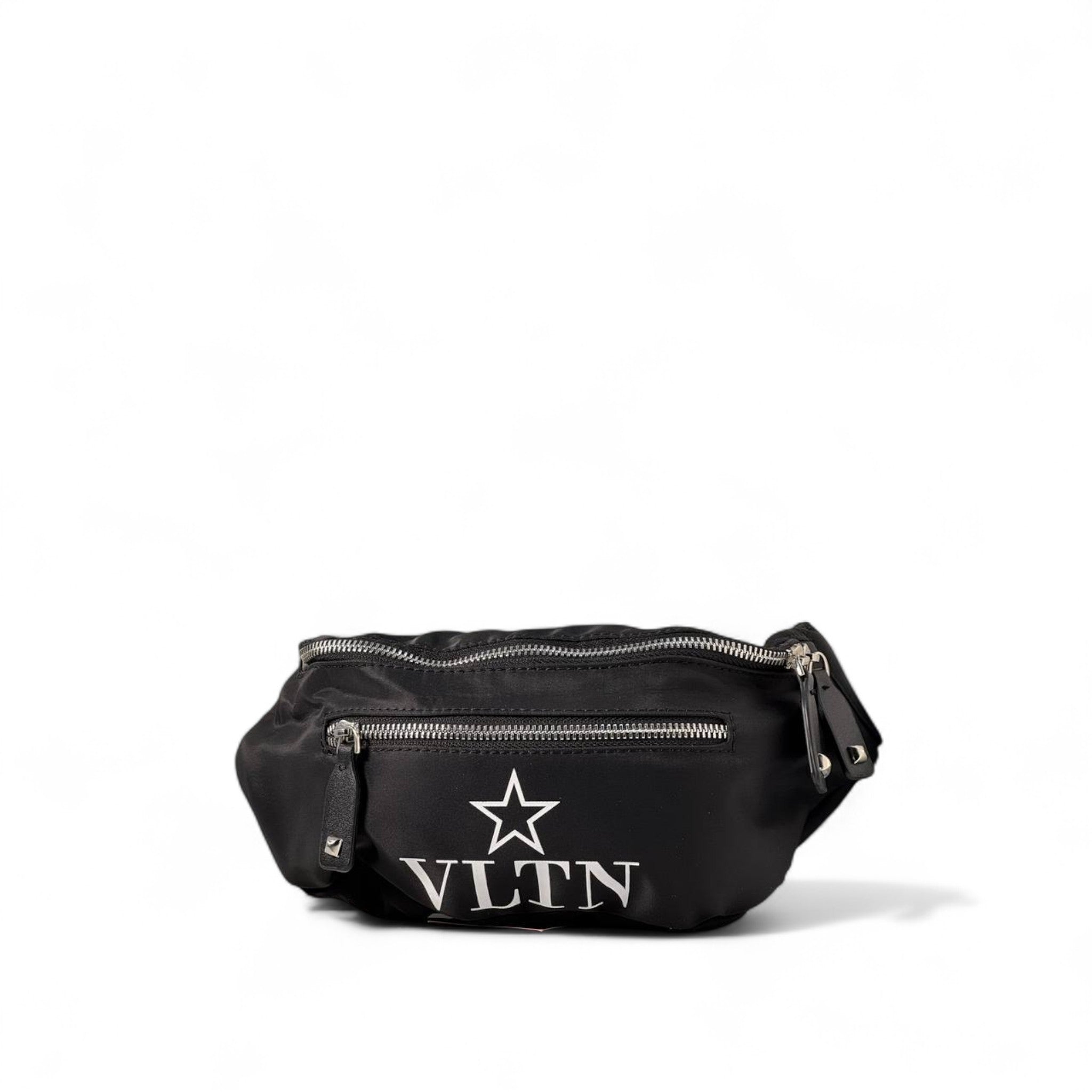 ⭐ Valentino VLTN Star Belt Bag – Black Urban Luxe Edition 🎒