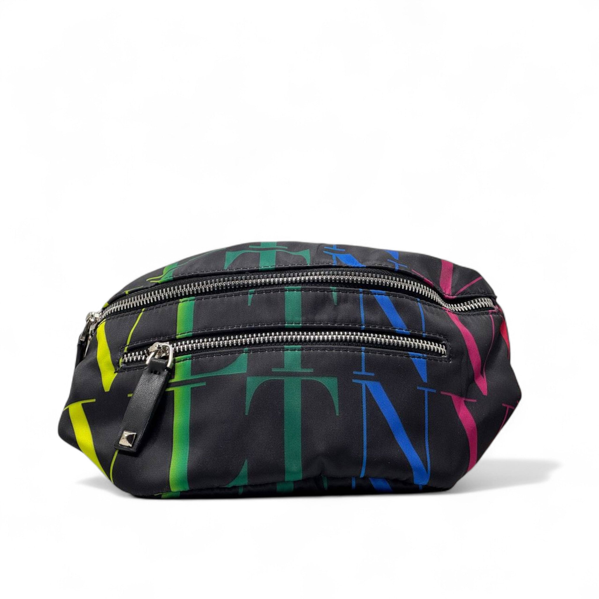 🌈 Valentino VLTN Rainbow Belt Bag – Statement Style with Every Color 💼