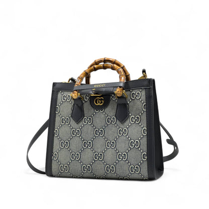 👜 Gucci Bamboo Handle Monogram Bag – Vintage Glam Reimagined