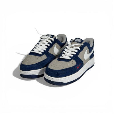 👟🔥 Nike Air Force 1 x The North Face – Navy & Grey Streetwear Edition 💙🤍
