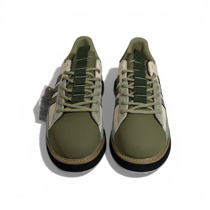 👟🌿 Adidas Original Low Sneakers – Olive & Beige Outdoor Street Style 💚✨