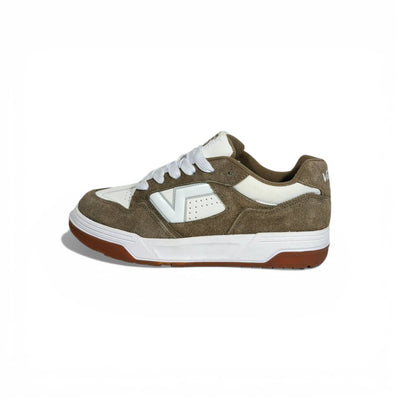 👟🔥 Vans Low-Top Sneakers – Brown Suede & White Classic Street Style 🤎🤍