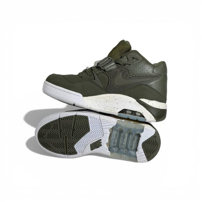 🟢👟 Nike Air Force Mid Sneakers – Olive Green & White Street Power 💥✨