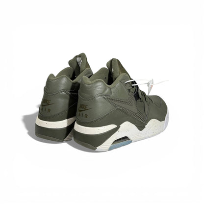 🟢👟 Nike Air Force Mid Sneakers – Olive Green & White Street Power 💥✨