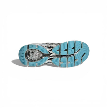 ⚡👟 Philipp Plein Futuristic Sneakers – Grey with Chrome Sole Statement 💎🔥