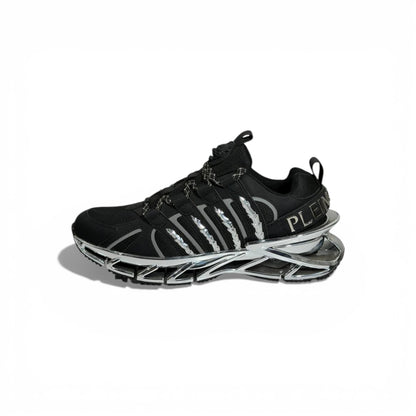 ⚡🖤 Philipp Plein Black Chrome Blade Sneakers – Ultimate Statement Luxury 👟🔥