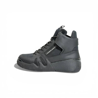 🖤✨ Giuseppe Zanotti All-Black High-Top Sneakers – Bold Italian Luxury 👟🔥