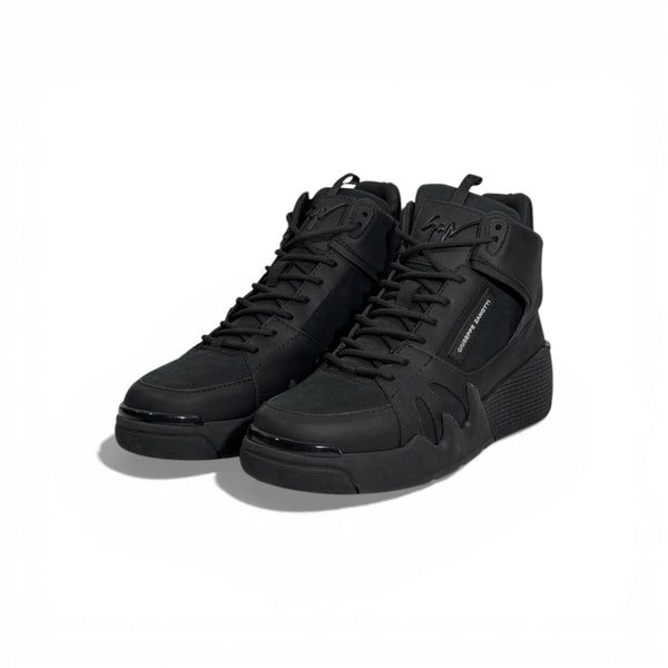 Giuseppe Zanotti All-Black High-Top Sneakers – Bold Italian Luxury