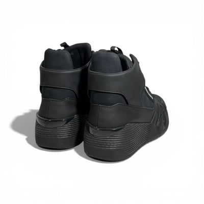 🖤✨ Giuseppe Zanotti All-Black High-Top Sneakers – Bold Italian Luxury 👟🔥
