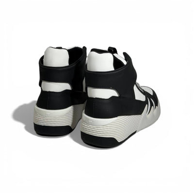 🖤🤍 Giuseppe Zanotti Black & White High-Top Sneakers – Iconic Contrast Edition 👟✨