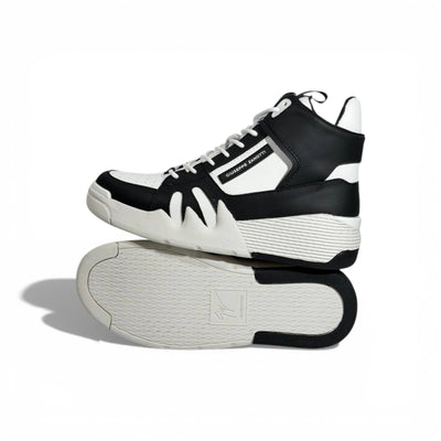🖤🤍 Giuseppe Zanotti Black & White High-Top Sneakers – Iconic Contrast Edition 👟✨