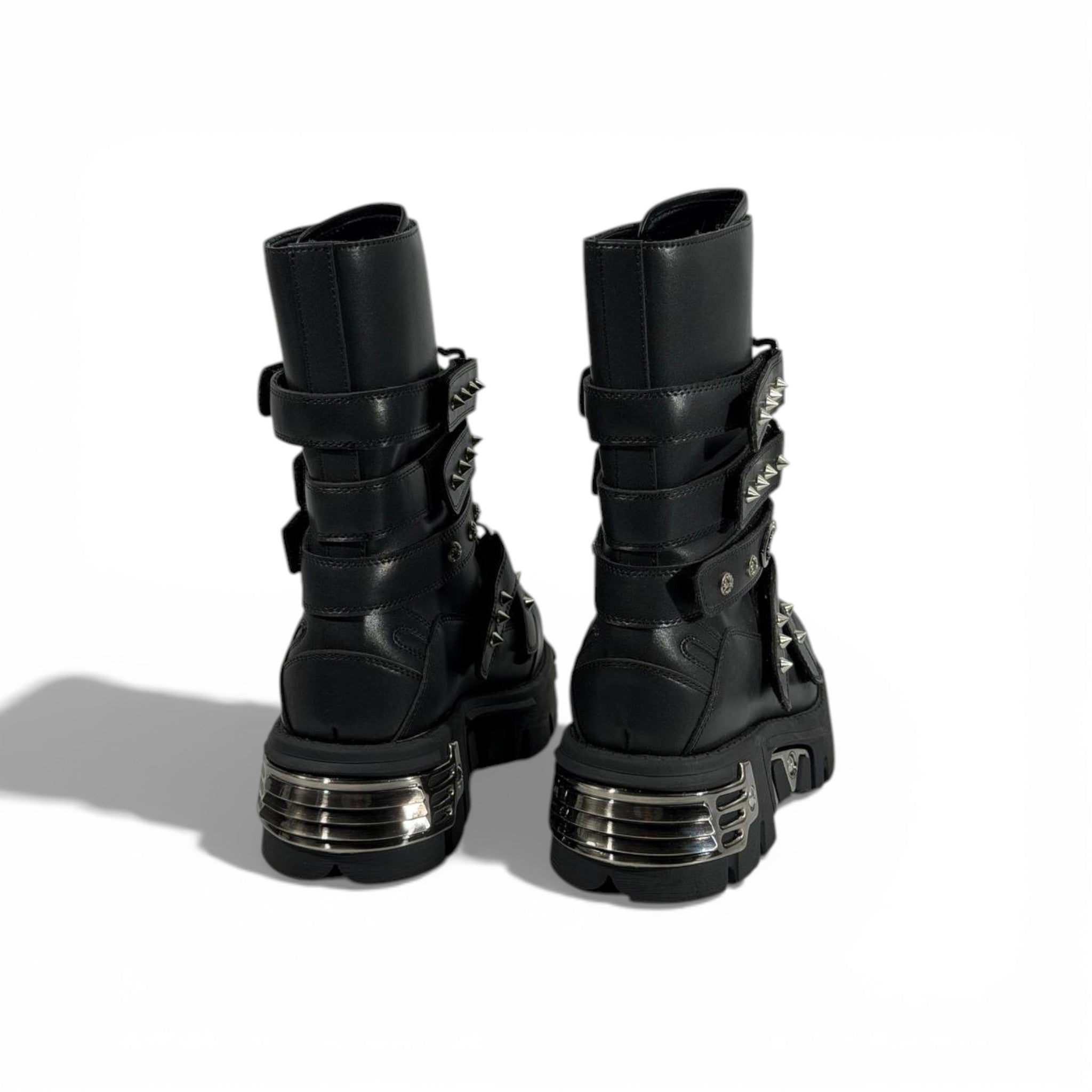 🖤🔥 NEW ROCK Studded Platform Combat Boots