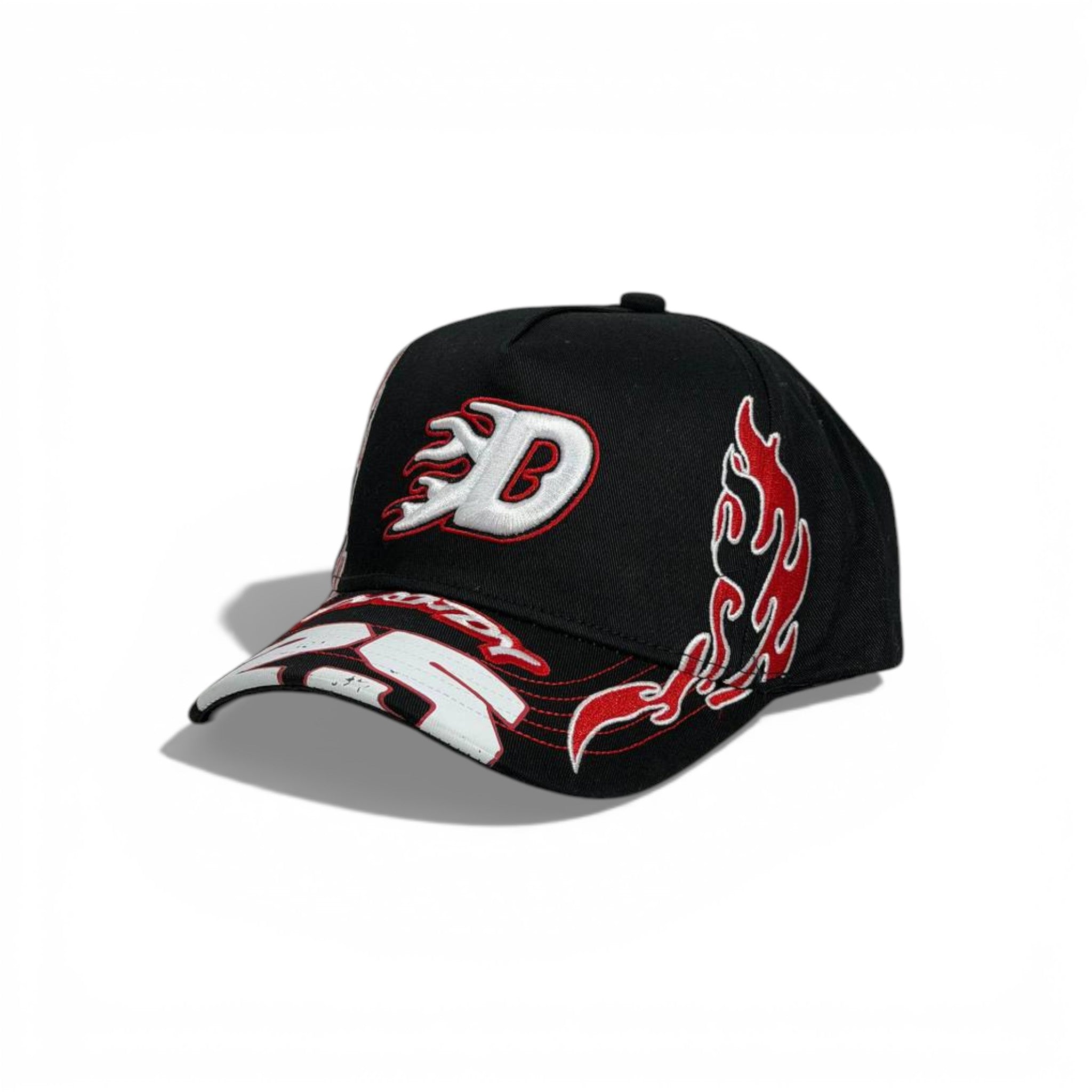 🔥🧢 Flame “D” Streetwear Baseball Cap
