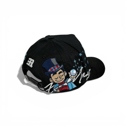 🧢 Thirty One Black Cap – Front Logo & Back Art Design ✨🔥