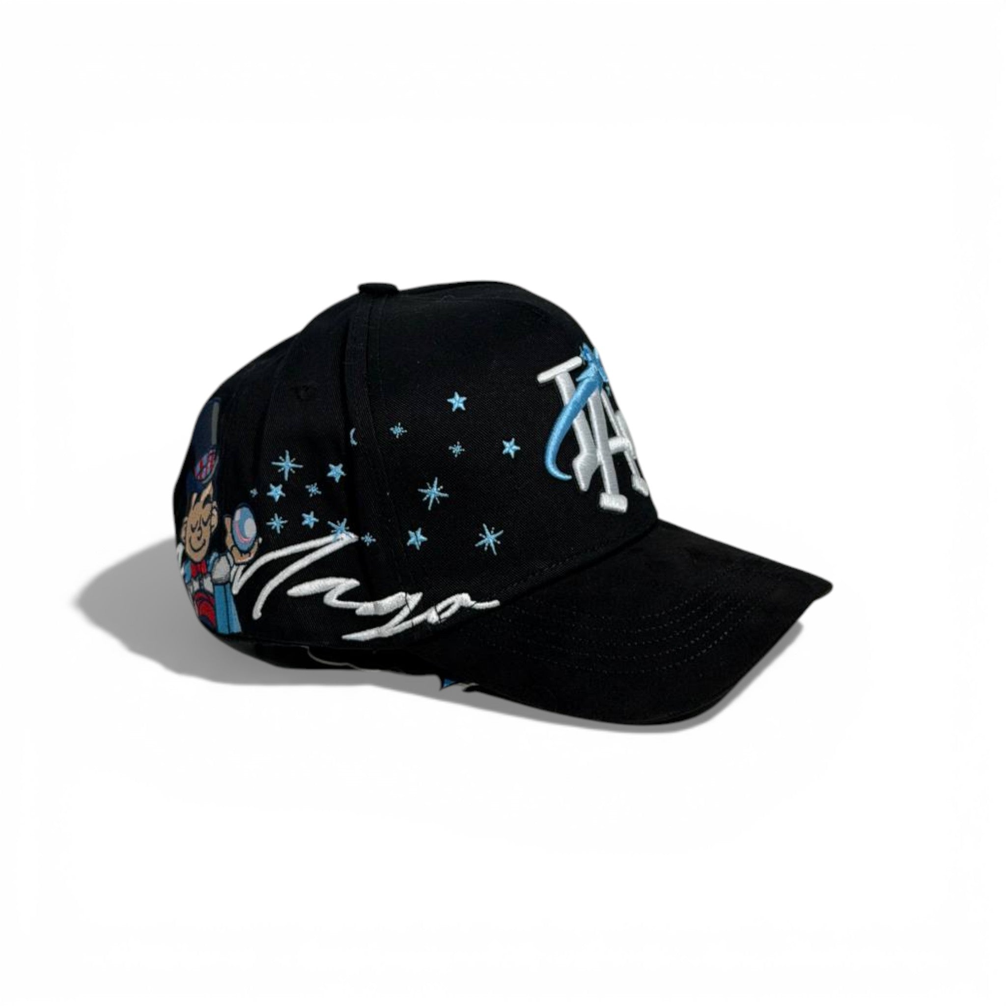 🧢 Thirty One Black Cap – Front Logo & Back Art Design ✨🔥
