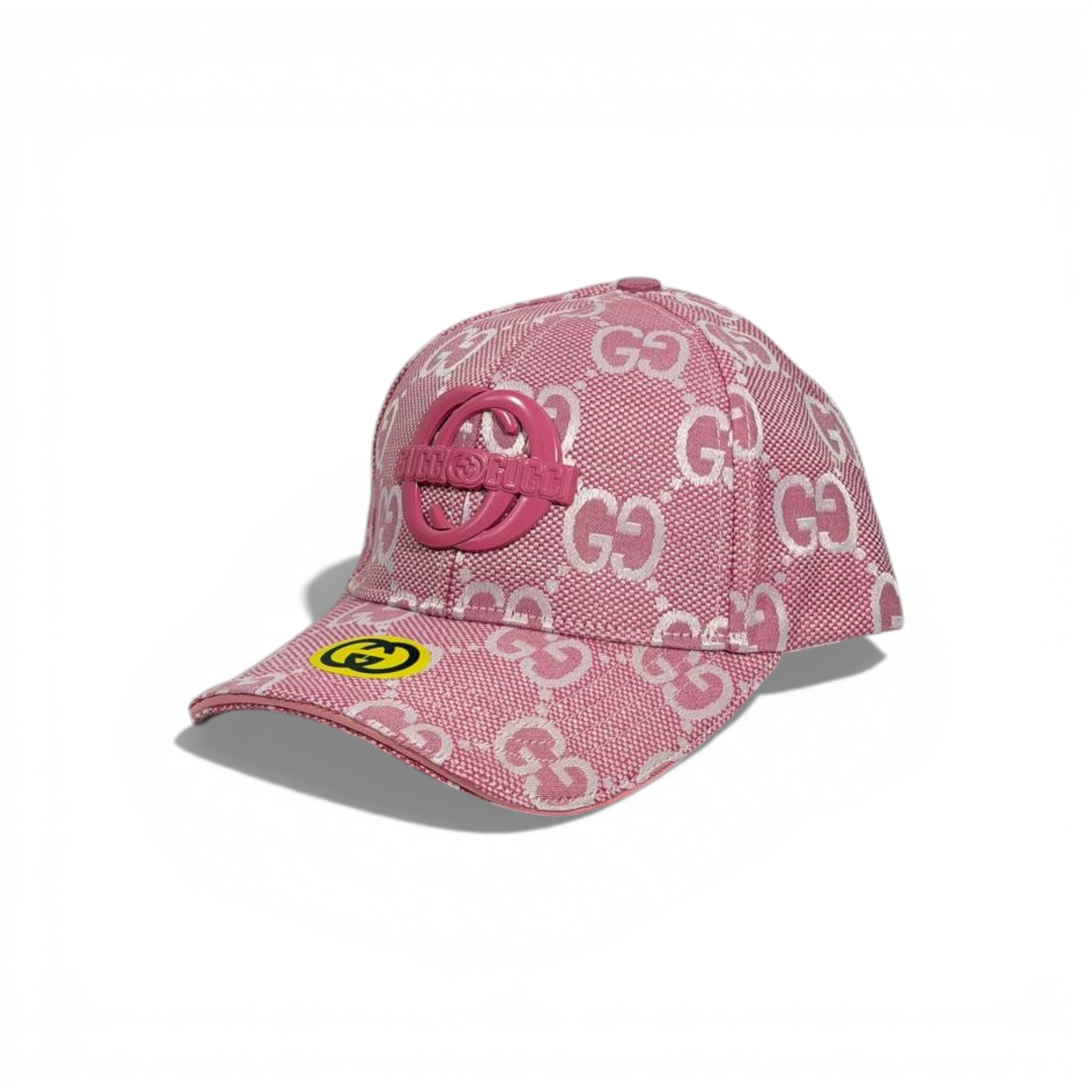 🧢 Gucci Pink GG Monogram Cap – Iconic Luxury Statement 💗✨