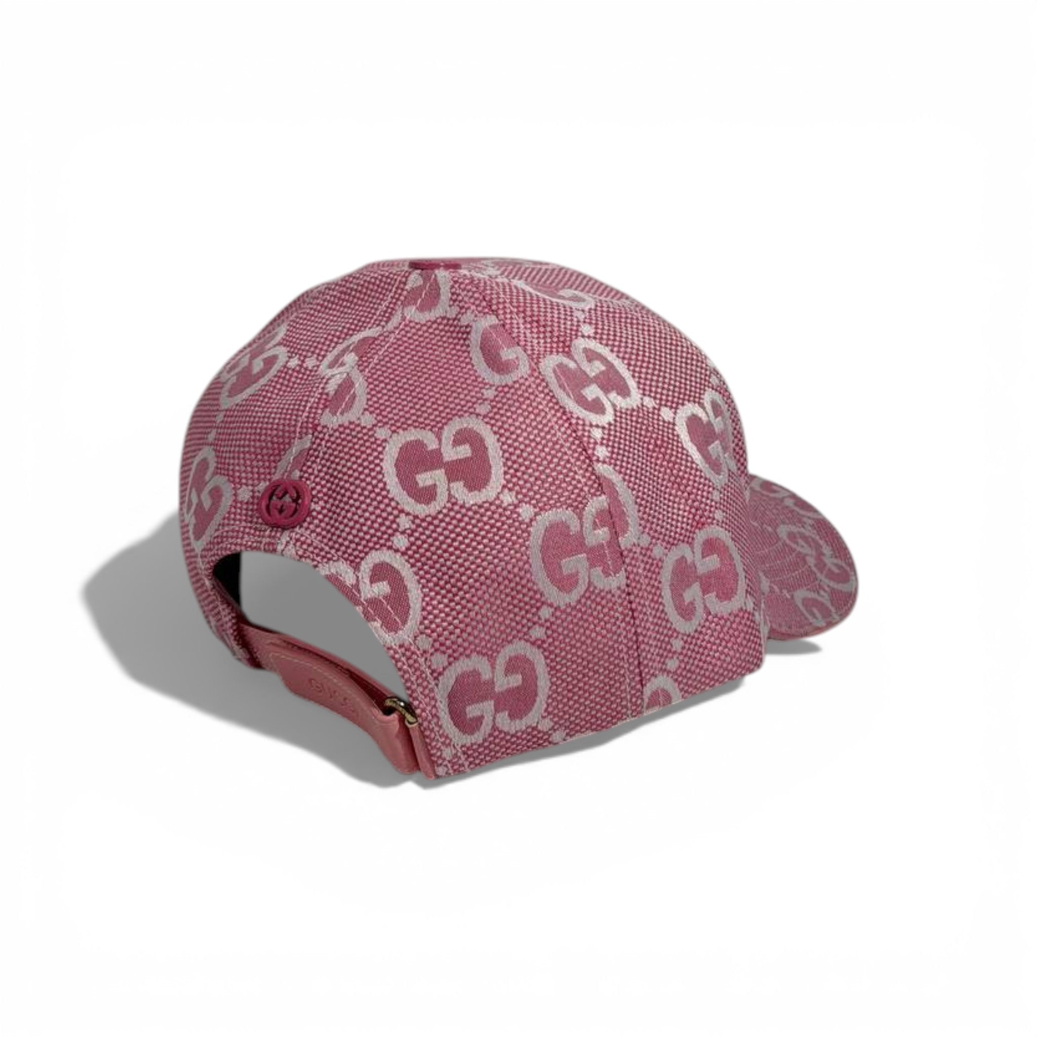 🧢 Gucci Pink GG Monogram Cap – Iconic Luxury Statement 💗✨