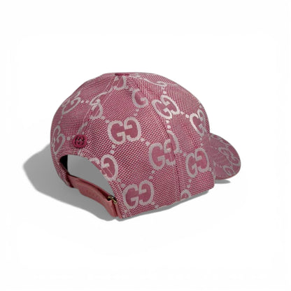 🧢 Gucci Pink GG Monogram Cap – Iconic Luxury Statement 💗✨