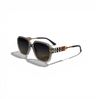 🕶️🤎 Burberry Square Sunglasses with Iconic Check Side Detail 🤎🕶️