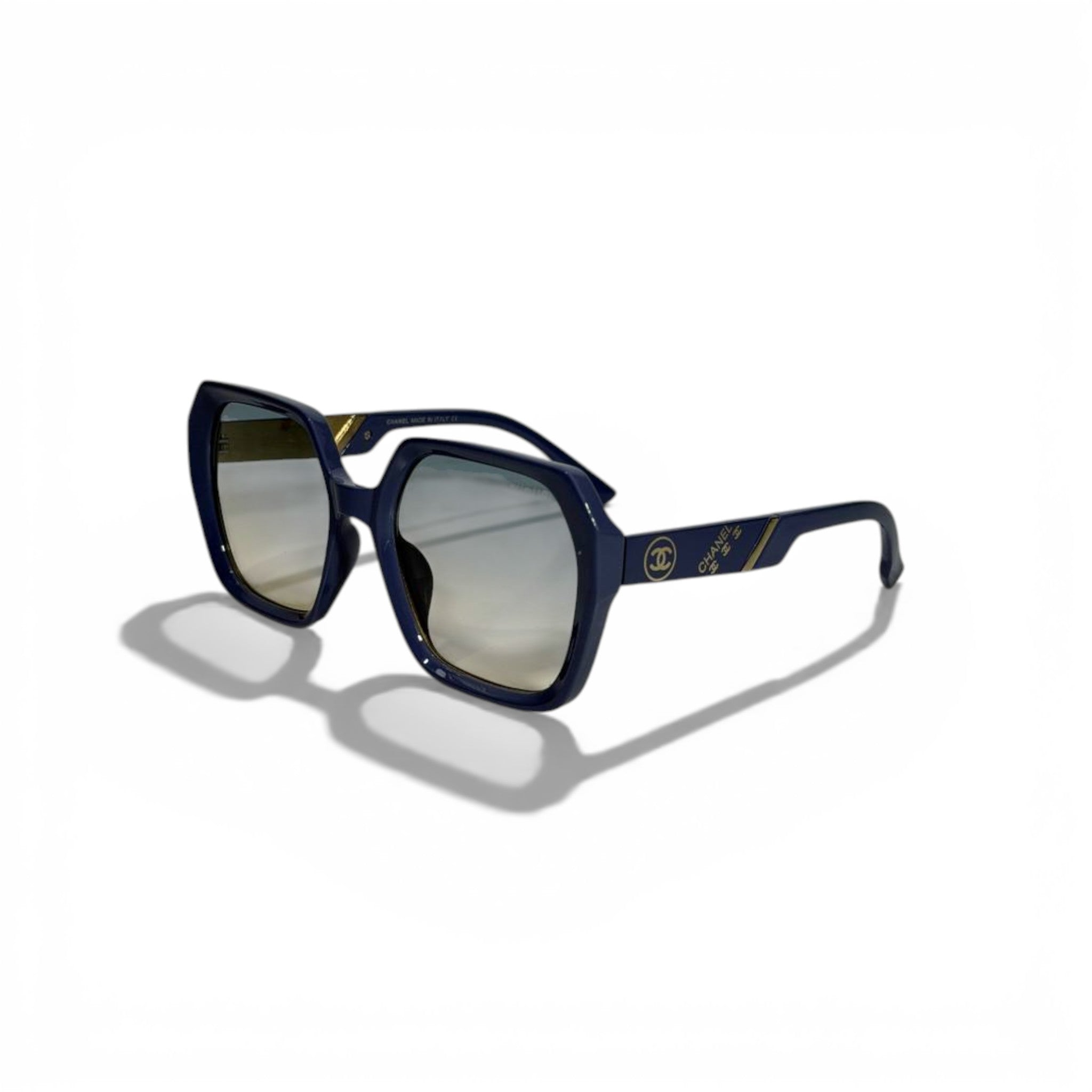 🕶️💙 Chanel Oversized Square Sunglasses with Iconic Logo 💙🕶️