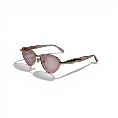 🕶️💗 Prada Pink Oval Sunglasses with Gold Frame 💗🕶️