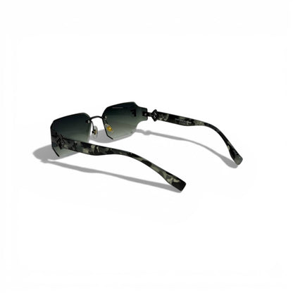 🕶️🖤 Fendi Geometric Gradient Sunglasses with Signature Logo 🖤🕶️
