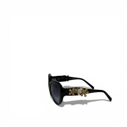 🕶️✨ Dolce & Gabbana Oval Sunglasses with Gold Baroque Detailing ✨🕶️