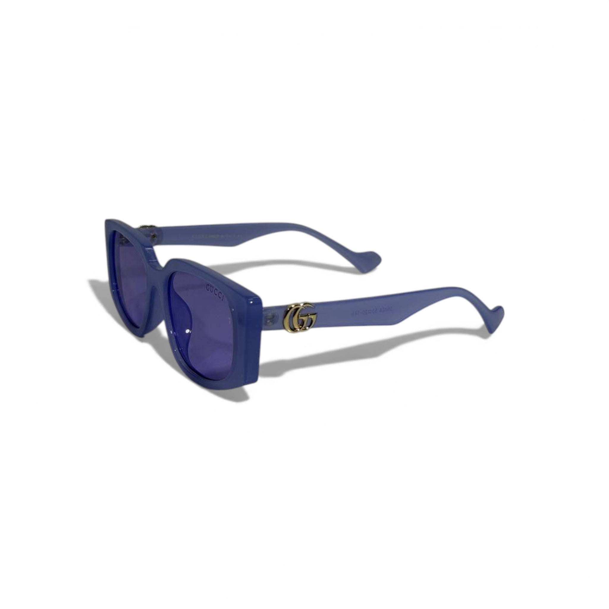 🕶️💙 Gucci Blue Rectangular Sunglasses with GG Logo 💙🕶️